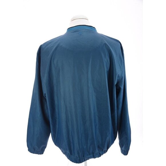 Pro Tour CoolPlay Golf Houndstooth Pullover Windbreaker Jacket Blue Mens Sz L - Picture 6 of 9